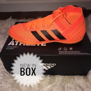 Adidas Size 10.5 Orange Nemeziz Tango Sneakers